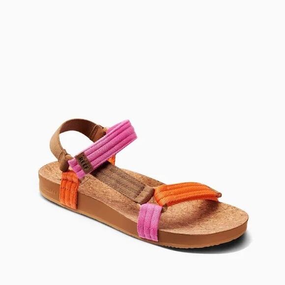 NWOT Reef Cushion Rem Sandals Size 7 - Picture 1 of 6